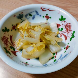 レンジで簡単☆柚子こしょう風味の白菜